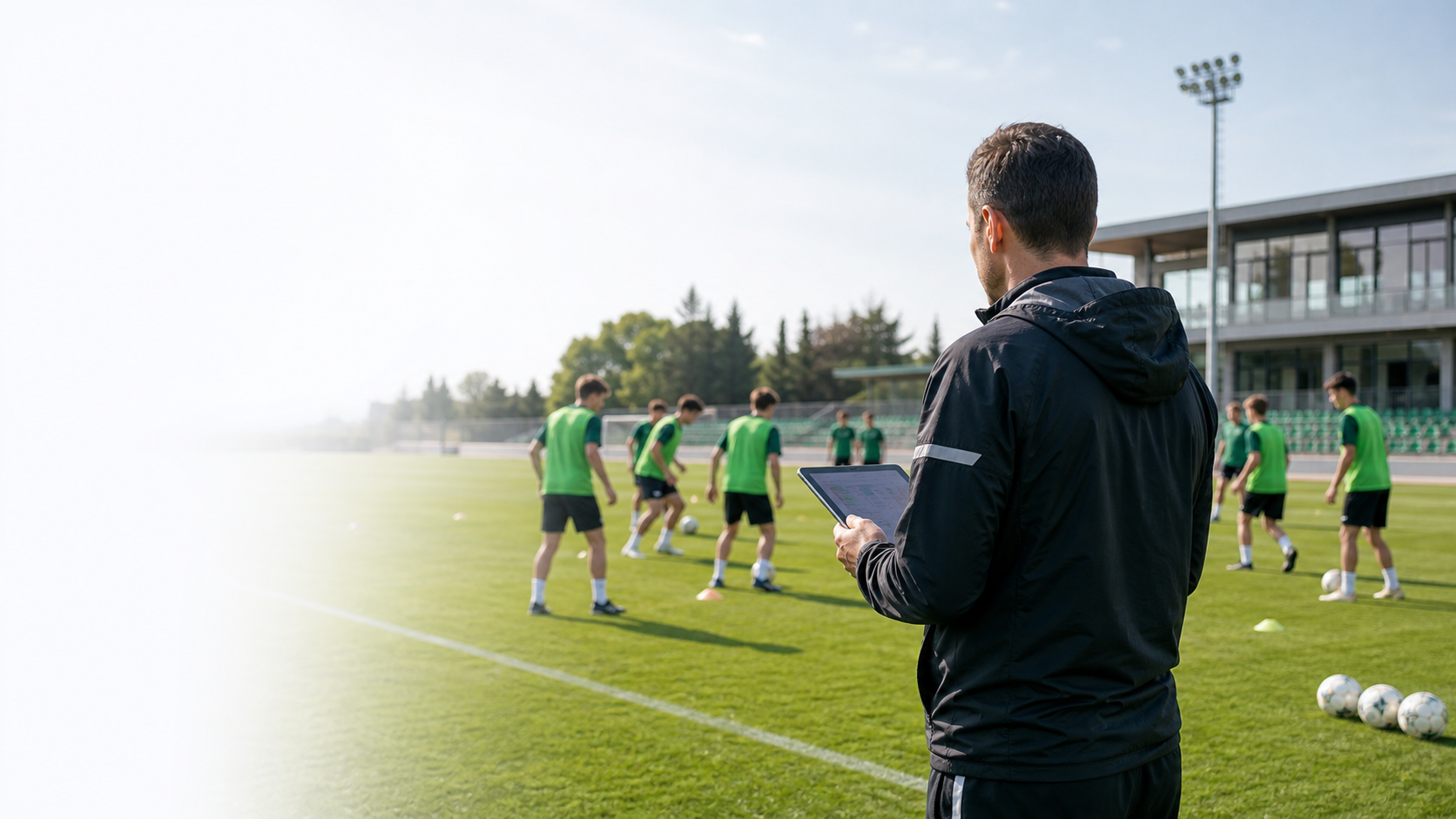 Futbol akademisi antrenman operasyonu